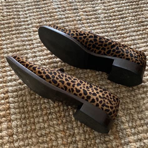 ysl cheetah loafers|YSL women's flats.